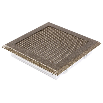 Krbová mřížka 16x16 cm, PREMIUM staré zlato