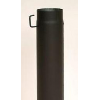 Morafis roura s klapkou 0,5m / 200mm (síla 1,5mm) - černá