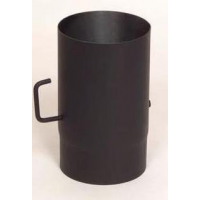 ABX roura s klapkou 0,25m / 150mm (síla 1,5mm) - černá