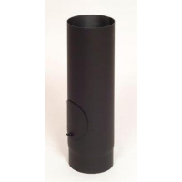 ABX roura s čistícím otvorem 0,5m / 150mm (síla 1,5mm) - černá