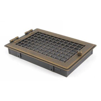 Krbová mřížka PREMIUM STYL 21x32 cm, zlatá patina