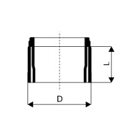 KGUSM přechodka PVC/kamenina DN 125 / Profistavba