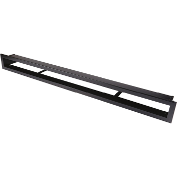 Krbová mřížka OTEVŘENÁ 80x6 cm, černý mat