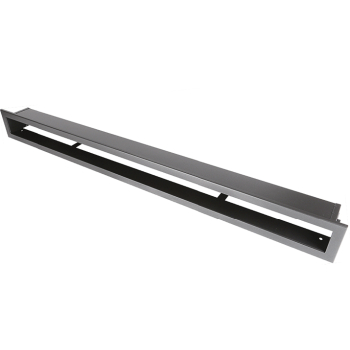 Krbová mřížka OTEVŘENÁ 80x6 cm, grafit