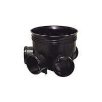 Šachtové dno revizní šachty 400 - DNO,KORUG.ROURA,KG160 SBĚRNÁ T2(vč.těsnění)