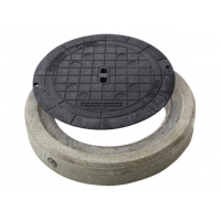 POKLOP LITINOVÝ 400/12,5T BETONOVÝ RÁM BEGU