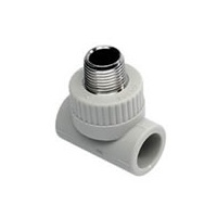 PPR - T - KUS S KOVOVÝM ZÁVITEM VNĚJŠÍM D 20x3/4 - Ekoplastik