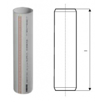 HTGL trubka bez hrdla DN 50/5000mm