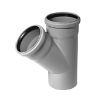 HTEA odbočka DN 40/40/45°