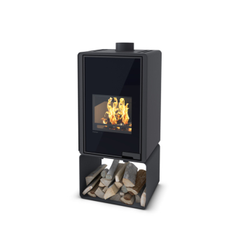 Krbová kamna FLAMINGO DELUXE ® PENTAI, černá