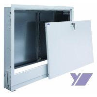 Skříň podomítková SP 6, 715 x 110-175 x 575-665mm