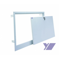 Dvířka plechová DN 5, 840x550mm