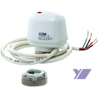 Elektrická hlavice ICMA NC - bez proudu zavřeno s mikročipem 24V, rozměr 982/24V M28x1,5