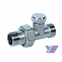 BIANCHI - Uzavíratelné radiátorové šroubení přímé, typ 141DB - 1/2