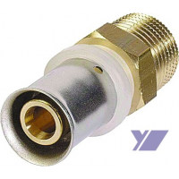 Lisovací přechod s vnějším závitem COMISA, 26 x 3/4