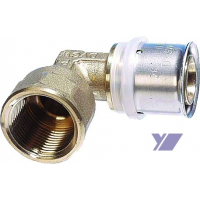 Lisovací koleno s vnitřním závitem COMISA 26 x 3/4